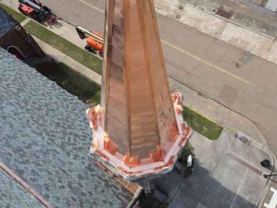 Copper Roof Installation